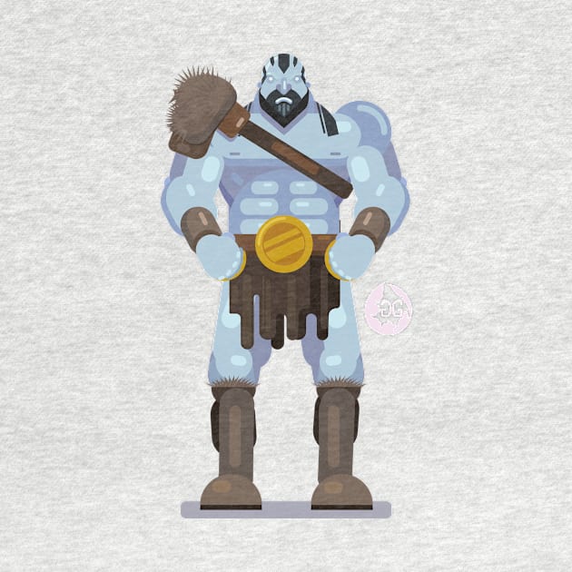 Grog Strongjaw Flat Design Illustration by georgiagoddard